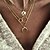 cheap Women&#039;s Jewelry-Chic &amp; Modern Women&#039;s Geometry Necklace in Gold &amp; Silver