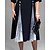 cheap Plus Size Dresses-Women&#039;s Plus Size Color Block A Line Dress Ruched Round Neck Short Sleeve Basic Casual Spring Summer Daily Weekend Midi Dress Dress