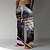 cheap Men&#039;s Bottoms-Men&#039;s Designer Fashion 3D Print Elastic Drawstring Design Front Pocket Straight Trousers Pants Casual Daily Graphic Prints Eagle Mid Waist Comfort Soft Dark Gray S M L XL XXL / Beach