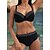 cheap Bikini-Women&#039;s High Waisted Padded Dot Bikini