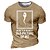 preiswerte Short Sleeve-Herren T Shirt Grafischen T-Shirts Lustige T-Shirts Rundhalsausschnitt Karikatur Buchstabe Grafik-Drucke Grün Schwarz Blau Grau Khaki 3D-Druck Kurzarm Bedruckt Outdoor Strasse Oberteile Vintage Sport