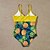 preiswerte New Arrivals-Mama und ich Badeanzug Normal Blatt Ananas Frucht Patchwork Gelb Ärmellos Urlaub Passende Outfits / Sommer / Bedruckt