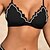 cheap Bikini-Women&#039;s Swimwear Bikini 2 Piece Normal Swimsuit Solid Color High Waisted Black V Wire Padded Bathing Suits Vacation Sexy Sports