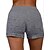 cheap Pants-Women&#039;s Casual / Sporty Athleisure Drawstring Print Shorts Short Pants Micro-elastic Casual Weekend Cotton Blend Sun Letter Mid Waist Comfort Black Grey S M L XL XXL