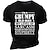 cheap Short Sleeve-Black Mens 3D Shirt For Birthday | Summer Cotton | Letter Graphic Prints Sports Designer Casual Men&#039;S Unisex 3D Tee Grumpy Old Man Outdoor Street Daily Army