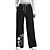 cheap Pants-Women&#039;s Casual / Sporty Athleisure Side Pockets Elastic Drawstring Design Print Culottes Wide Leg Chinos Sweatpants Full Length Pants Micro-elastic Casual Weekend Butterfly Mid Waist Comfort Loose