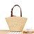 cheap Bags-Women&#039;s Sling Bags Polyester Cotton Top Handle Bag Straw Bag Shoulder Bag Zipper Daily Going out Solid Color Camel