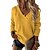 cheap Sweaters-Women&#039;s Sweater Solid Color Casual Long Sleeve Loose Sweater Cardigans V Neck Fall Winter Blue White Black / Holiday