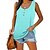cheap Women&#039;s Tops-Women&#039;s Camisole Tank Top Camis Green Pink Light Green Button Plain Daily Going out Round Neck Basic Casual S