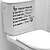 preiswerte Bottoms-3D Wand-Sticker Schlafzimmer / Toilette, Abziehbar PVC Haus Dekoration Wandtattoo 1pc