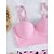 cheap Bikini-Women&#039;s Swimwear Bikini 2 Piece Normal Swimsuit Plain Multi Color Slim Rosy Pink Strap Camisole Bathing Suits Vacation Fashion New