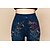 cheap Graphic Chic-Women&#039;s Jeans Normal Cotton Blend Flower / Floral Blue Casual / Sporty Mid Waist Ankle-Length Casual Weekend Summer Spring &amp;  Fall