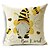 cheap Bottoms-1 pcs Polyester Pillow Cover, Leisure Floral Zipper Square Traditional Classic