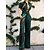 cheap Jumpsuits &amp; Rompers-Women&#039;s Jumpsuit for Special Occasions Christmas Lace up Print Shirt Collar Elegant Party Prom Straight Regular Fit Short Sleeve Green S M L Spring Fall