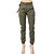 cheap Pants-Women&#039;s Cargo Pants Joggers Cuffed Cargo Army Green Fashion Mid Waist Leisure Sports Weekend Ankle-Length Micro-elastic Plain Comfort S M L XL XXL