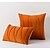 cheap Throw Pillows,Inserts &amp; Covers-Decorative Toss Pillows Throw Pillow Covers Striped Velvet Modern Decorative Solid Cushion Covers Pillowcases Soft Cozy for Bed Sofa Couch Car Living Room Pink Blue Sage Green Burnt Orange