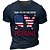 cheap T-Shirts-Men&#039;s Unisex T shirt Tee Graphic Prints National Flag 3D Print Crew Neck Street Daily Short Sleeve Print Tops Casual Designer Big and Tall Sports Black Army Green Navy Blue / Summer