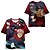 billige Cosplay til hverdagsbrug-Inspireret af Jujutsu Kaisen Gojo Satoru 100% Polyester T-shirt Anime Harajuku Grafisk Kawaii Anime T恤衫 Til Herre / Dame / Par