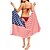 baratos Cover-Ups-Mulheres Roupa de Banho Cobertura Vestido de praia Normal roupa de banho Bandeiras Estampado Azul Com Alças Fatos de banho Férias Moda novo / Sensual / Moderno