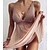 cheap Sleep &amp; Lounge-Women&#039;s Sexy Lingerie Chemises &amp; Negligees Fashion See Through Soft Patchwork Pure Color Polyester Home Daily Bed Straps Backless Summer Lotus Pink White / Valentine&#039;s Day / Valentine&#039;s Day