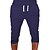 billige Løpe- og joggeklær-sommer menn treningsshorts med løpebånd elastisk bunnbukse uformelle joggebukser capri joggebukser løs passform (grå, xxxl)