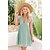 cheap Casual Dresses-Women&#039;s Solid Color A Line Dress Round Neck Basic Casual Causal Daily Dress