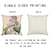 abordables Almohadas-5 PC Cobertor de Cojín Rústico Floral Cremallera Cuadrado Tradicional Clásico / Sala de estar