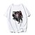 billige Cosplay til hverdagsbrug-Inspireret af One Piece Abe D. Luffy 100% Polyester T-shirt Anime Harajuku Grafisk Kawaii Anime T恤衫 Til Herre / Dame / Par