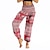 abordables Bottoms-Femme Chino Pantalon Mode Taille médiale Imprimer Casual Toute la longueur Micro-élastique Graphic Confort Noir / Blanc Taille unique / Joggings