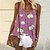 cheap Best Selling Women&#039;s Tops-Women&#039;s Camisole Polka Dot Daisy Daily Holiday Weekend Floral Sleeveless Camisole Tank Top Camis U Neck Print Casual Streetwear Green Blue Gray S / 3D Print