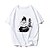 billige Cosplay til hverdagsbrug-Inspireret af One Piece Abe D. Luffy 100% Polyester T-shirt Anime Harajuku Grafisk Kawaii Anime T恤衫 Til Herre / Dame / Par