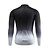 cheap Cycling Clothing-WOSAWE Men&#039;s Cycling Jersey Long Sleeve Bike Jersey Top with 3 Rear Pockets Breathable Quick Dry Reflective Strips Road Bike Cycling Black White Red Blue Polyester Gradient Sports Clothing Apparel