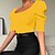 cheap Women&#039;s Tops-Women&#039;s Crop Top Blouse Shirt Pink Yellow Dusty Rose Plain Daily Weekend Short Sleeve Square Neck Streetwear Casual Cotton Crop S