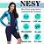 cheap Wetsuits, Diving Suits &amp; Rash Guard Shirts-Women&#039;s Rash Guard Dive Skin Suit One Piece Swimsuit Bodysuit Bathing Suit Stretchy UV Sun Protection UPF50+ Breathable Front Zip Boyleg Knee Length Long Sleeve Swimming Surfing Beach Water Sports