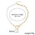 abordables Colliers Tendance-1 pc Collier Femme Plein Air Cadeau du quotidien Classique Imitation Perle Alliage Feux d&#039;artifice