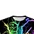 cheap Boys&#039; Tees &amp; Blouses-Boys&#039; 3D Rainbow Optical Illusion T Shirt