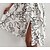 abordables Vestidos de Midi-Mujer Vestido Midi Vestido de una línea Blanco Sin Mangas Estampado Floral Cuello halter Primavera Verano Elegante Casual 2022 S M L XL XXL 3XL