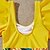 baratos New Arrivals-Mamãe e eu roupa de banho Casual Folha Ananás Fruta Patchwork Amarelo Sem Manga Férias Roupas Combinando / Verão / Imprimir
