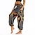 abordables Bottoms-Femme Chino Pantalon Mode Taille médiale Imprimer Casual Toute la longueur Micro-élastique Graphic Confort Noir / Blanc Taille unique / Joggings
