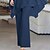 cheap Jumpsuits &amp; Rompers-Women&#039;s Jumpsuit Solid Color Elegant V Neck Straight Holiday Weekend Half Sleeve Regular Fit Navy Blue S M L Spring