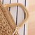 cheap Handbags &amp; Totes-Women&#039;s Sling Bags Polyester Cotton Crossbody Bag Top Handle Bag Straw Bag Daily Going out Solid Color Camel Beige