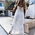 cheap Maxi Dresses-Women&#039;s Maxi long Dress A Line Dress Swing Dress White Beige Sleeveless Backless Pure Color V Neck Spring Summer Elegant Vacation 2022 S M L XL XXL 3XL