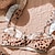 billige New Arrivals-Mor og mig Badedragt Afslappet Leopard Blondér Brun Uden ærmer Elegant Matchende outfits / Sommer / Drapering / Trykt mønster