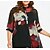 cheap Plus Size Dresses-Women&#039;s Plus Size Floral A Line Dress Print Round Neck Half Sleeve Basic Casual Spring Summer Daily Weekend Knee Length Dress Dress