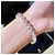 abordables Bracelets-Bracelet Cœur Femme Couple Clair Zircon Cœur Imitation de diamant Mode Bracelet Bijoux Blanche pour Soirée Cadeau du quotidien Rendez-vous Anniversaire