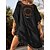 cheap Cover-Ups-Women&#039;s Swimwear Cover Up Beach Dress Normal Swimsuit Pure Color UV Protection Tassel Printing Hole Black White Beige Scoop Neck Bathing Suits Vacation Daily New