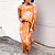 cheap Maxi Dresses-Women&#039;s Split Print One Shoulder Maxi long Dress Sexy Boho Long Sleeve Summer Spring
