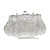 preiswerte Clutches &amp; Evening Bags-Damen-Clutch-Taschen aus Polyester für Abend-Braut-Hochzeitsfeiern mit Perlen-Vintage-Mode in Silber-Schwarz-Champagner
