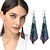 cheap Earrings-1 Pair Mismatch Earrings Hanging Earrings Women&#039;s Party Evening Street Gift Geometrical Alloy Fashion