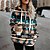 cheap Hoodies &amp; Sweatshirts-Women&#039;s Geometric Camouflage Sherpa Fleece Pullover Hoodie